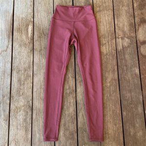 Burgundy Alo Yoga Airlift Leggings